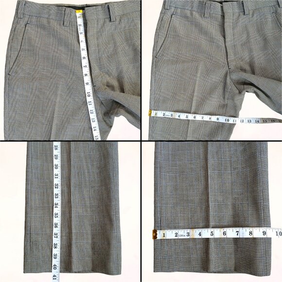 Hart Schaffner Marx Baskin Classic Pure Virgin Wool Men 3Piece Plaid Blazer Suit - Picture 16 of 16